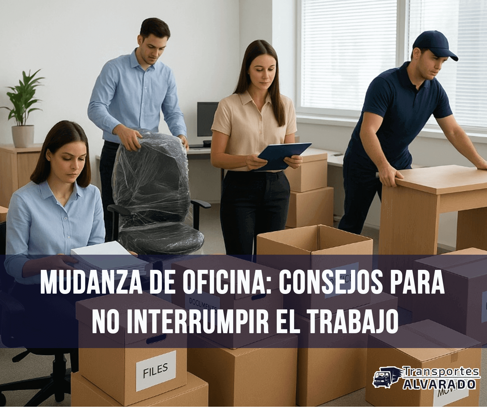 Mudanza de oficina: consejos para no interrumpir el trabajo