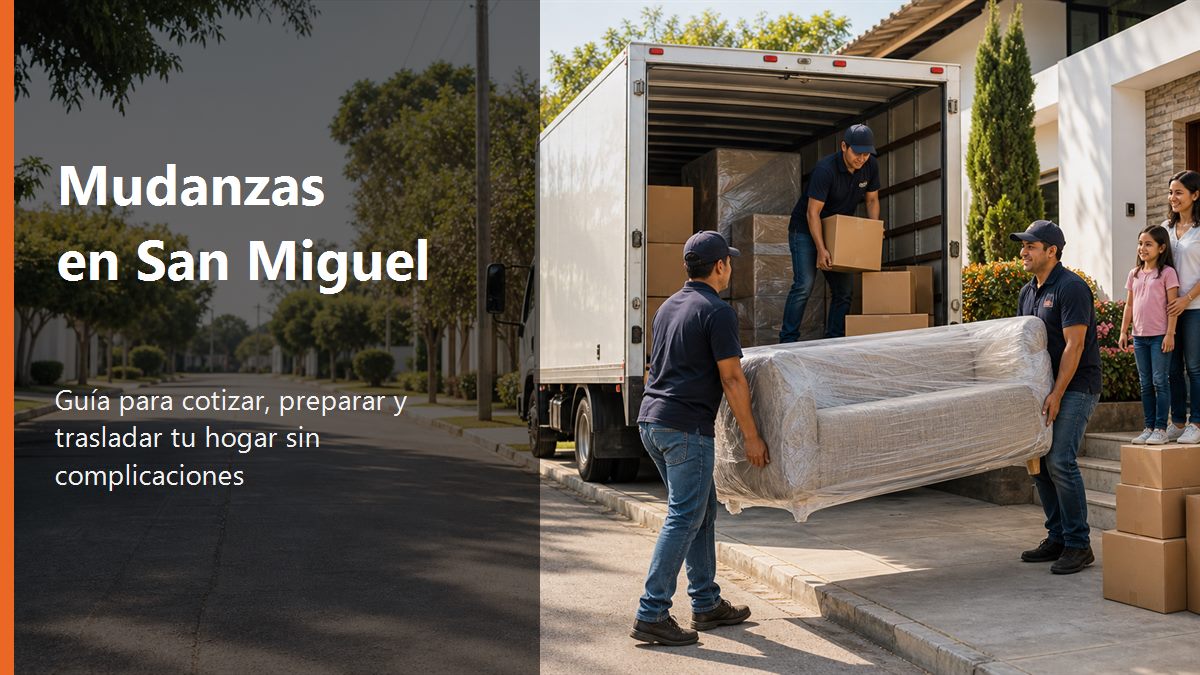 Mudanzas en San Miguel: guía para cotizar, preparar y trasladar tu hogar sin complicaciones